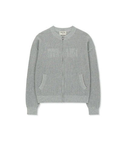 [NCT Jeno Pick] Matin Kim Back Logo Jacquard Mesh Knit Zip Up