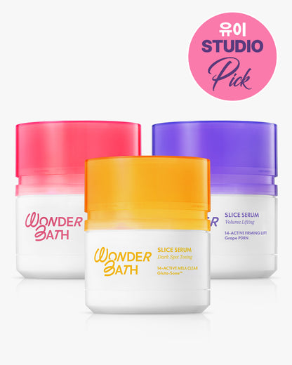 WONDERBATH - SLICE SERUM 60 sheets (pore tightening / dark spot toning / volume lifting)