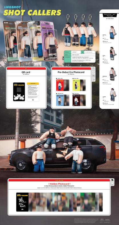 LNGSHOT - EP : SHOT CALLERS (Character Ver.) Random Ver.