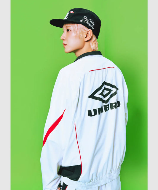 [UMBRO X NCT WISH] HBL Football Heritage Windbreaker Jacket
