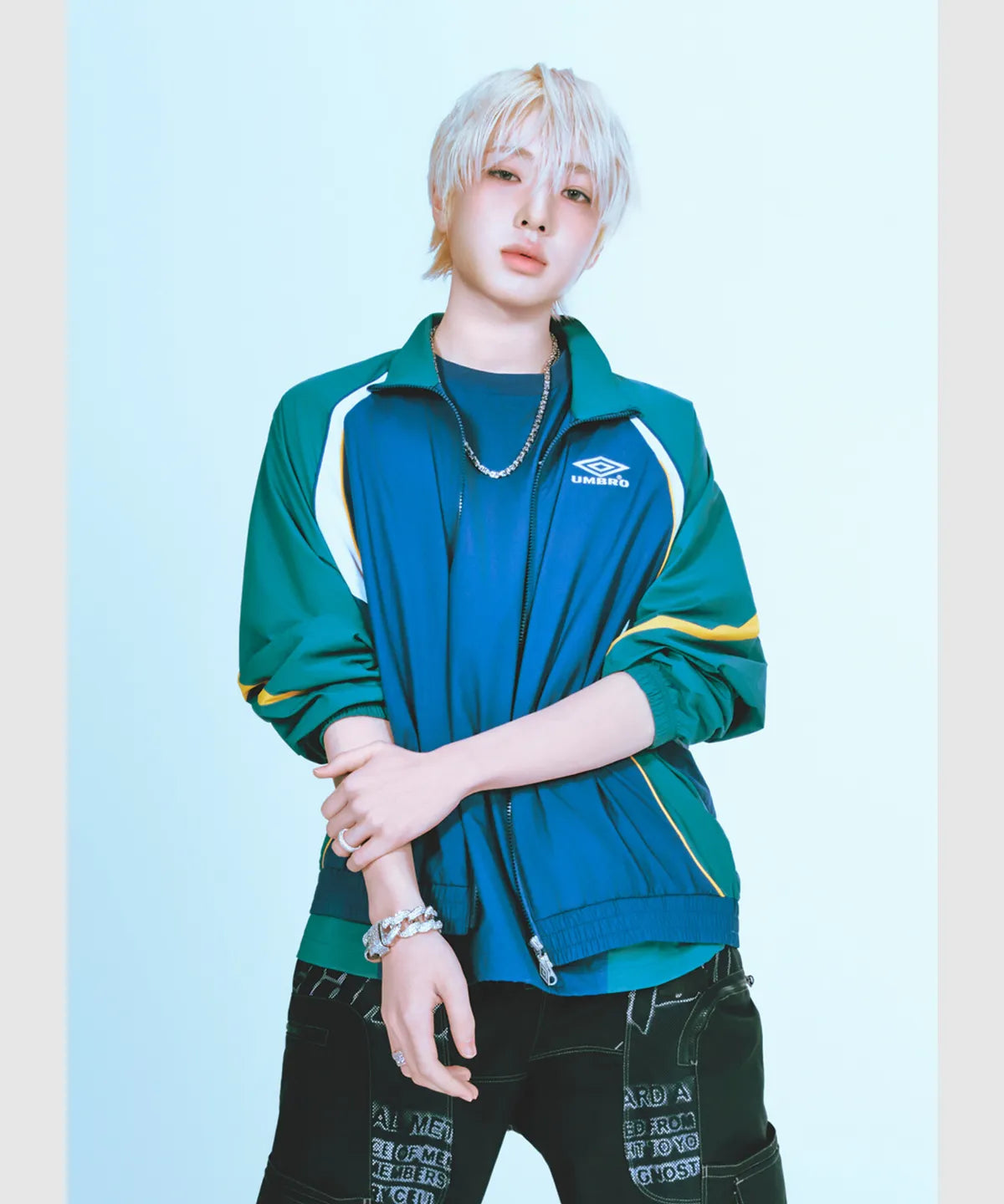 [UMBRO X NCT WISH] HBL Football Heritage Windbreaker Jacket