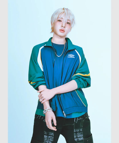 [UMBRO X NCT WISH] HBL Football Heritage Windbreaker Jacket