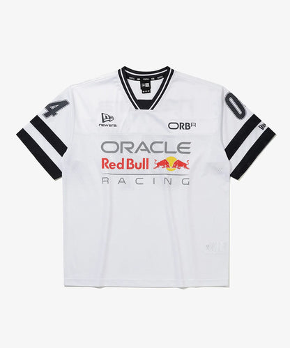 [Cortis Martin Worn] NEW ERA Oracle Red Bull Racing Mesh T-shirt White