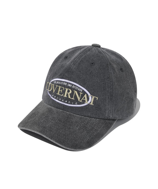 Covernat -  [Cozy Fit] Vintage Logo Ball Cap Gray