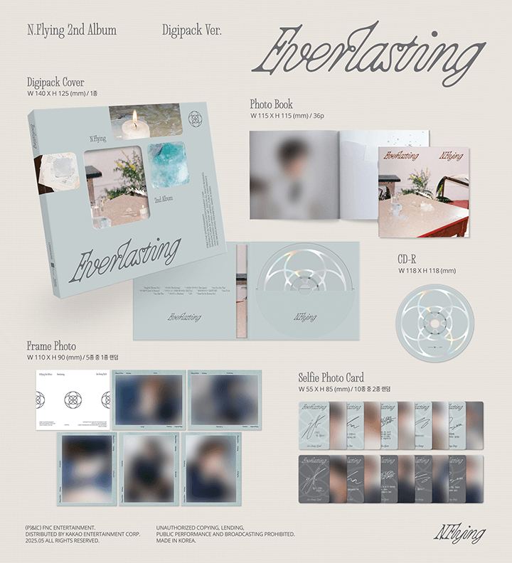 N.Flying 2nd Album [Everlasting] (Digipack ver.)