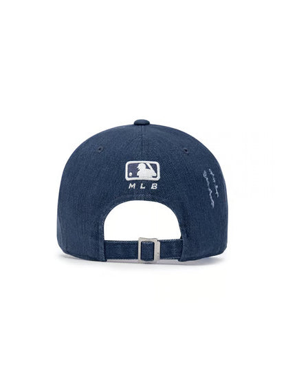 [Aespa Karina Pick] 26SS MLB Damage Washed Unstructured Ball Cap New York Yankees