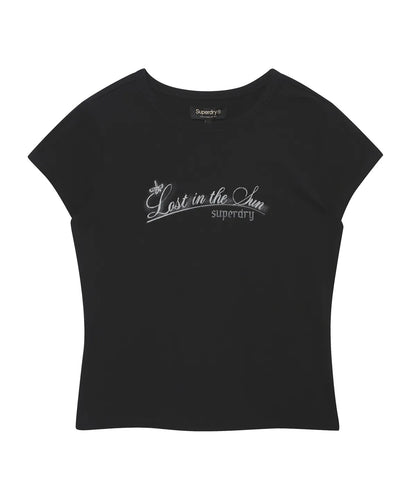[Illit Pick] SUPERDRY Women's Cap Sleeve T-shirt