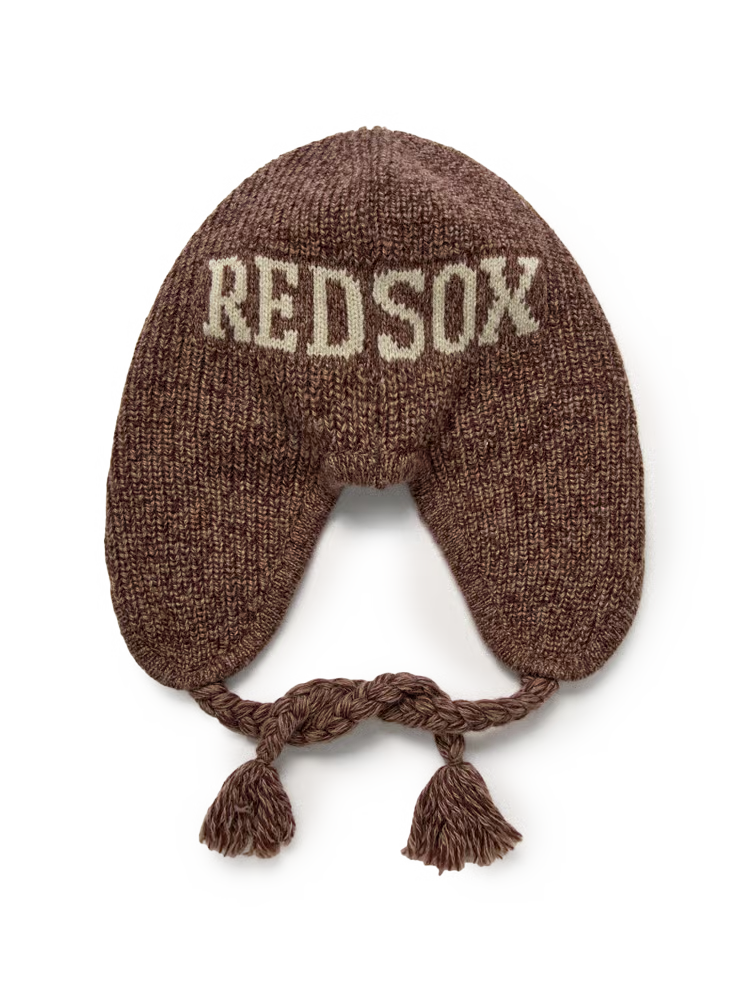 [TWS Youngjae Worn] MLB Vintage Bocashi Earflap Beanie Boston Red Sox