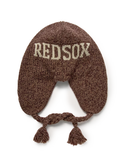 [TWS Youngjae Worn] MLB Vintage Bocashi Earflap Beanie Boston Red Sox