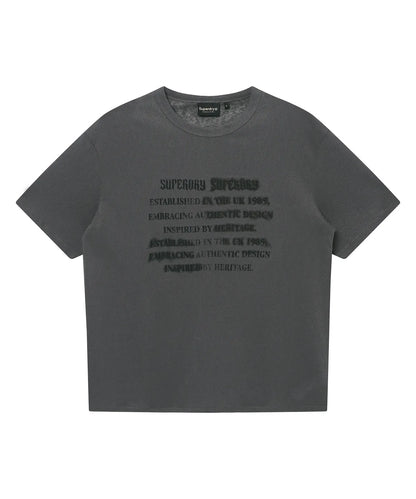 [Illit Pick] SUPERDRY Women's Vintage Lettering T-shirt
