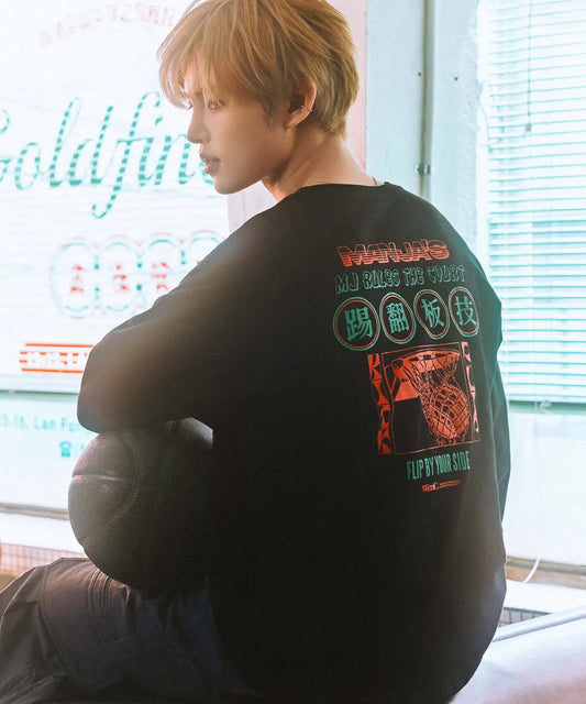 [WMC X KickFlip MINJE] Basket Long Sleeve
