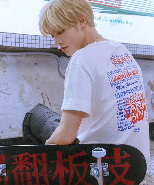 [WMC X KickFlip MINJE] Tracklist T-Shirt