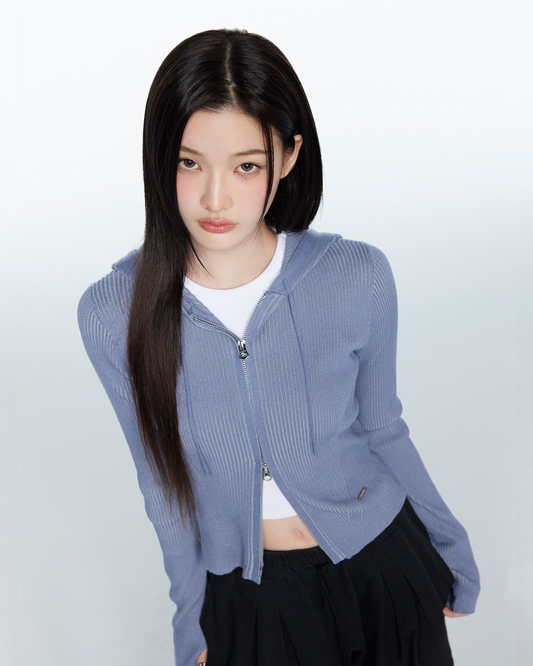 [Illit Iroha Pick] 26SS Superdry Women's Vintage Lip Knit Zip-Up