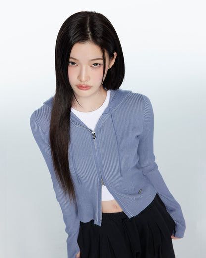 [Illit Iroha Pick] 26SS Superdry Women's Vintage Lip Knit Zip-Up