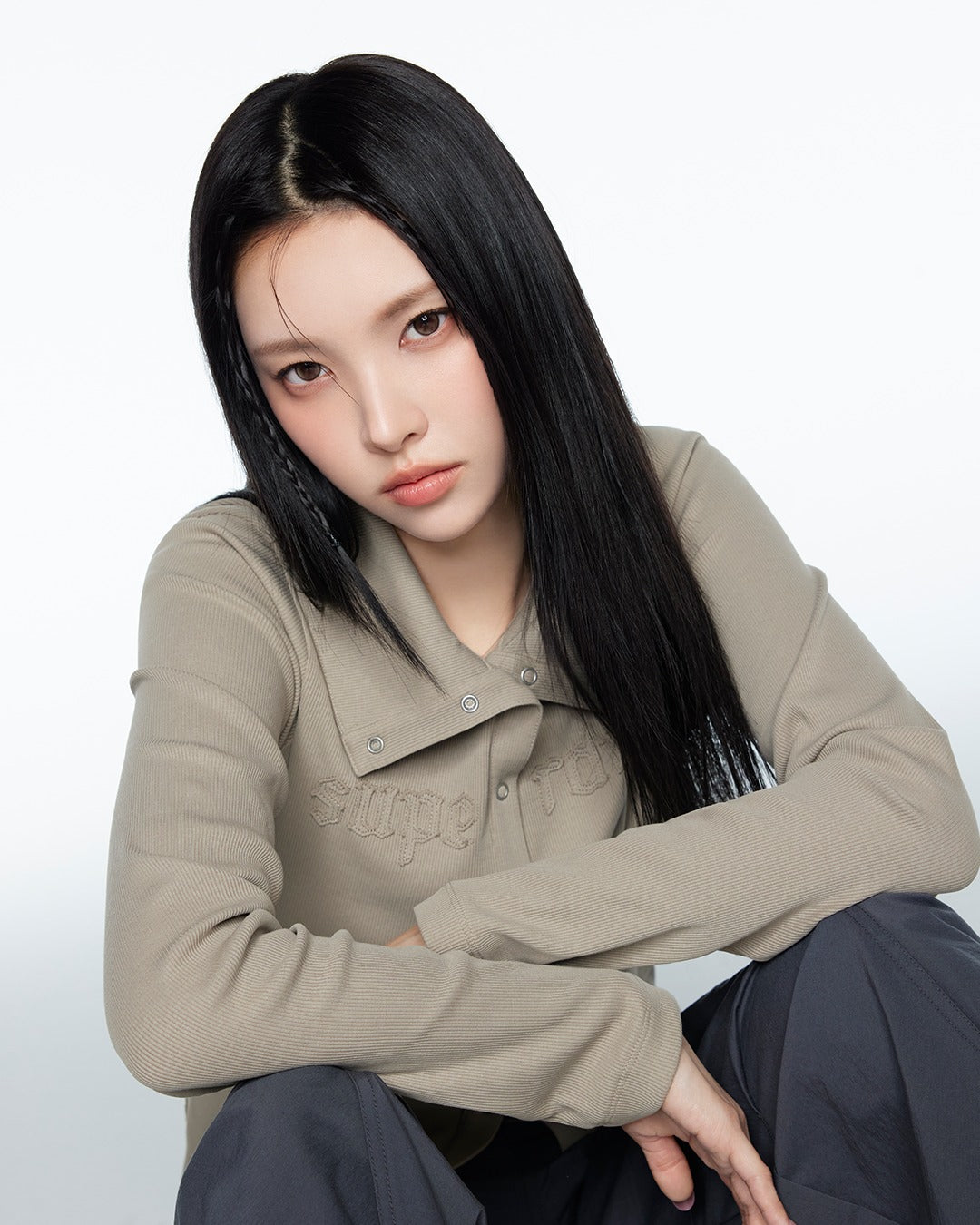 [Illit Yunah Pick] 26SS Superdry Women's Rib Cardigan Beige