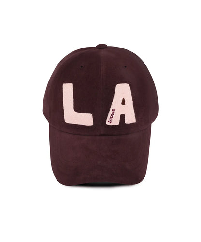 [BTS Jin Worn] Lin Avenue Block LA Chain Stitch Ball Cap