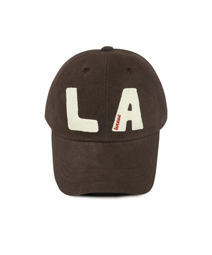 [BTS Jin Worn] Lin Avenue Block LA Chain Stitch Ball Cap