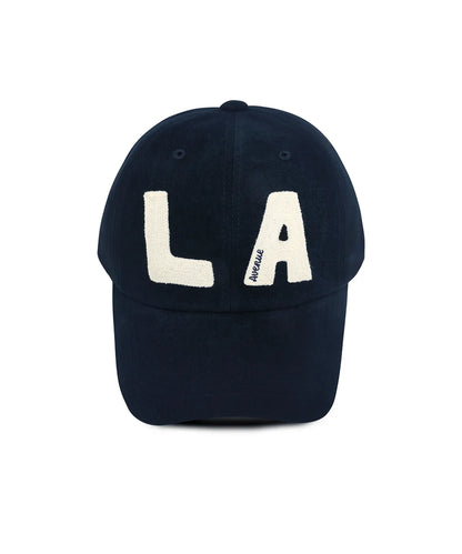 [BTS Jin Worn] Lin Avenue Block LA Chain Stitch Ball Cap