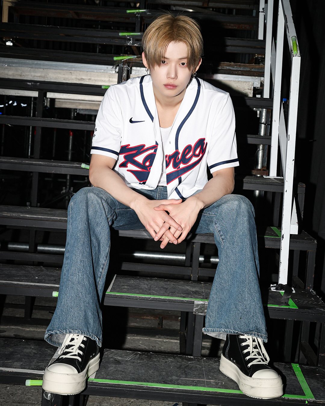 [TXT Yeonjun Worn] Nike MLB WBC Jersey Korea Home Team Front