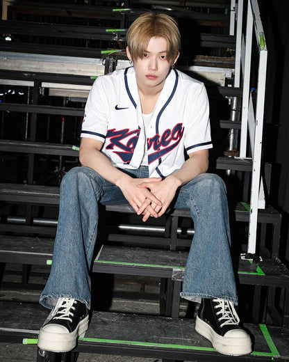 [TXT Yeonjun Worn] Nike MLB WBC Jersey Korea Home Team Front