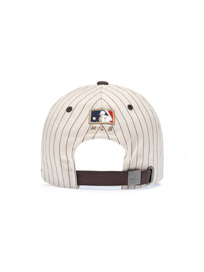 [Karina Pick] 25FW MLB Signature Stripe Unstructured Ball Cap