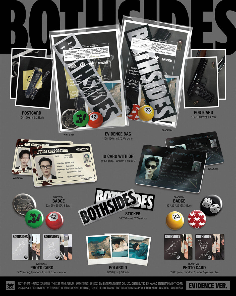 NCT JNJM - 1st Mini Album BOTH SIDES