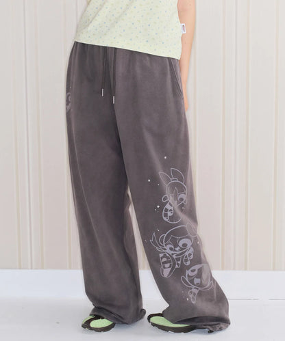 Ames Worldwide X PowerPuff Girls Hotfix Grawing Sweat Pants