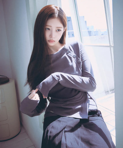 [Ive Rei Pick] 26FW Miseki Seoul Layered Placket Long Sleeve
