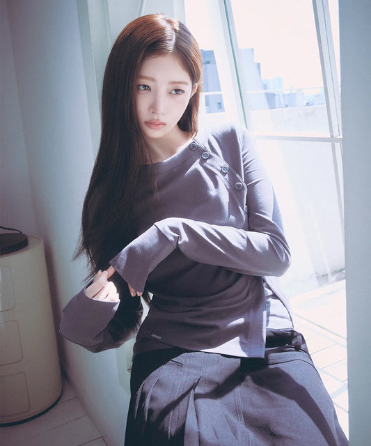 [Ive Rei Pick] 26FW Miseki Seoul Layered Placket Long Sleeve