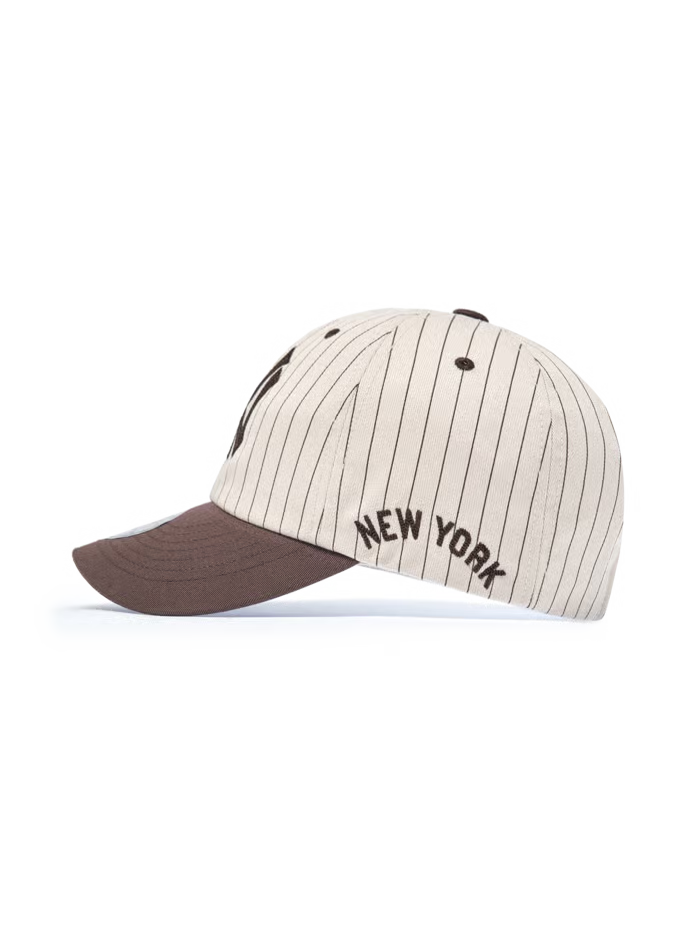 [Karina Pick] 25FW MLB Signature Stripe Unstructured Ball Cap