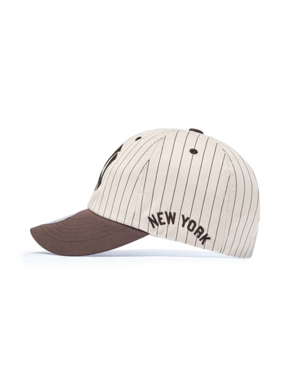 [Karina Pick] 25FW MLB Signature Stripe Unstructured Ball Cap