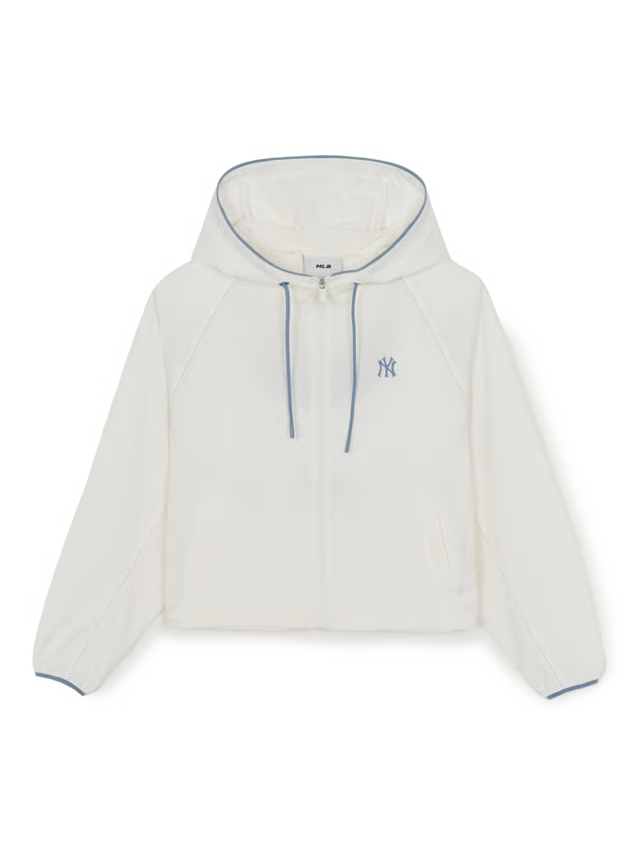 [Aespa Karina Pick] 26SS MLB Women's Sporty Culsive Logo Hooded Windbreaker LA Dodgers