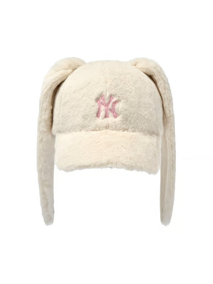 [RESCENE X MLB] 26FW Bunny Colorful Fur Unstructured Ball Cap