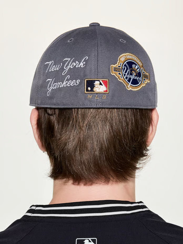 [Karina Pick] 25FW MLB Signature Patch Structure Ball Cap