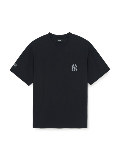 [Aespa Karina Pick 26 Summer] MLB Basic Simple Street Logo Oversized Short Sleeve T-shirt