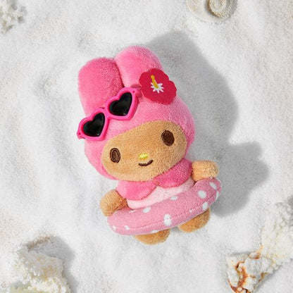 [Olive Young x Sanrio] 10x10 Plush Keyring (Tanning Sanrio Characters)