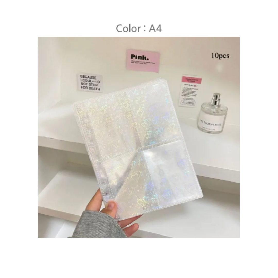 A5 Photocard Binder Sleeve Card Inner Page Album Sheet Collection Book