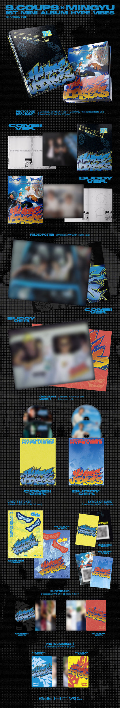 S.Coups X Mingyu - HYPE VIBES / 1st Mini Album