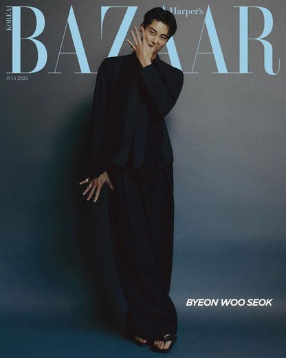 BYEON WOO-SEOK HARPER'S BAZAAR MAGAZINE 2024