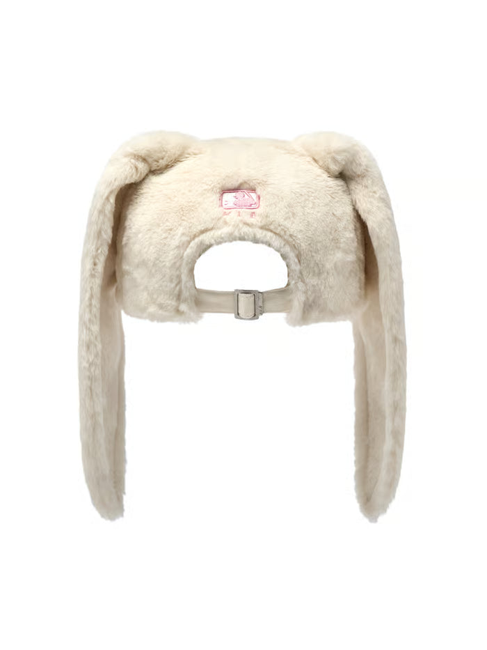 [RESCENE X MLB] 26FW Bunny Colorful Fur Unstructured Ball Cap
