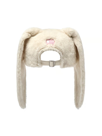 [RESCENE X MLB] 26FW Bunny Colorful Fur Unstructured Ball Cap