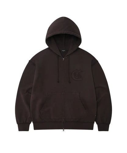 [Twice Sana Pick] 26FW COVERNAT Diploma CVNT Vintage Zip-up Hoodie