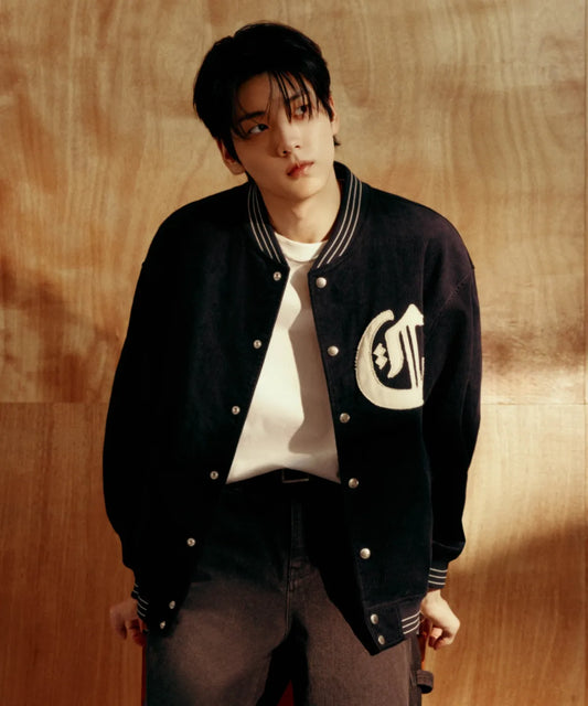 [TXT Soobin Worn] 26FW COVERNAT Diploma C Logo Corduroy Varsity