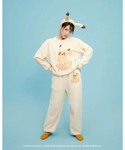 [Pokemon X Gelato Pique]  BABY MOCO Jacquard Pullover & Long Pants Set