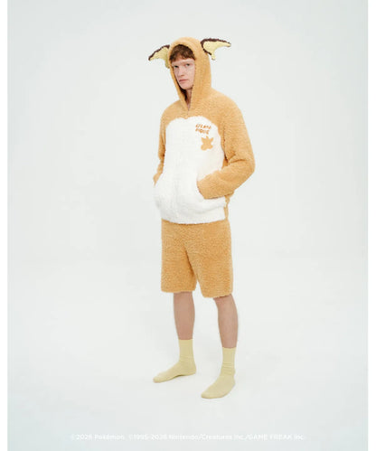 [Pokemon X Gelato Pique]  Raichu Hoodie & Shorts Set (Men)
