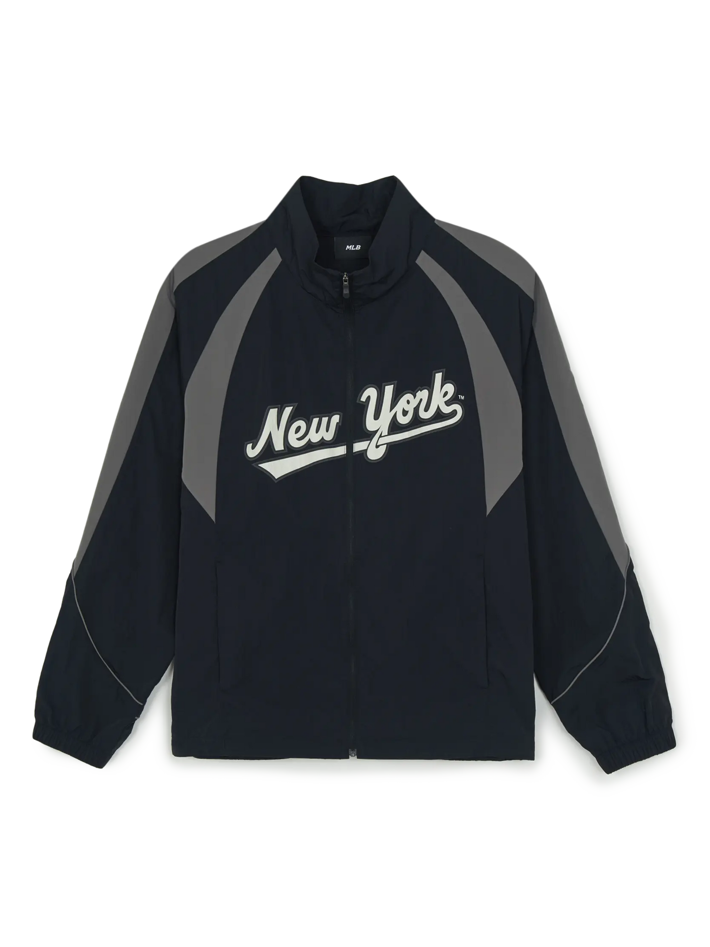 [Ahof Steven Worn] MLB Sportive Cursive Logo Blocking Windbreaker