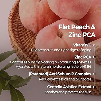 Skinfood Peach Cotton Zinc PCA Pads 70 Sheets