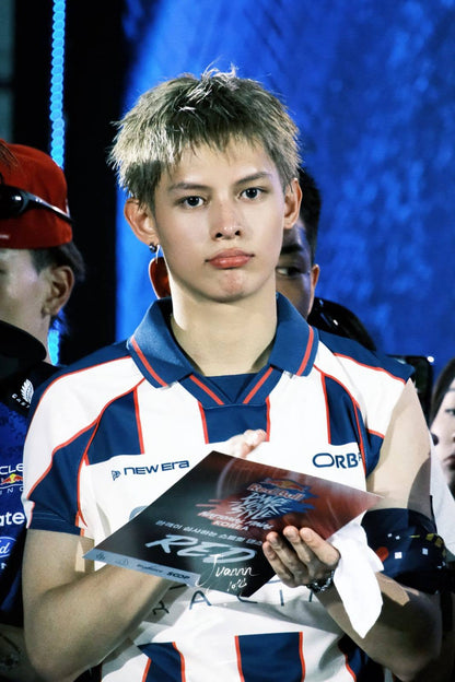 [Cortis James Worn] NEW ERA Oracle Red Bull Racing Sports Jersey Ivory