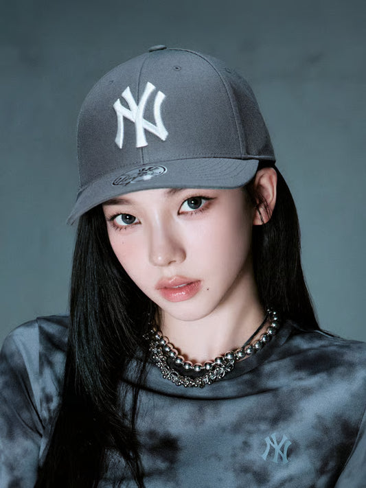 [Karina Pick] 25FW MLB Signature Patch Structure Ball Cap