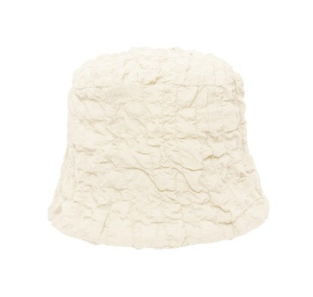 [Blackpink Jennie Worn] Awesome Needs Wavy Lampshade Hat_Puff Cream